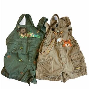 Baby Boy’s Safari Overalls ~3-6 months ~